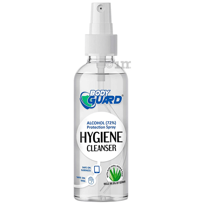 Aryanveda Body Guard Hygiene Cleanser Alcohol (72%) Protection Spray (45ml Each)