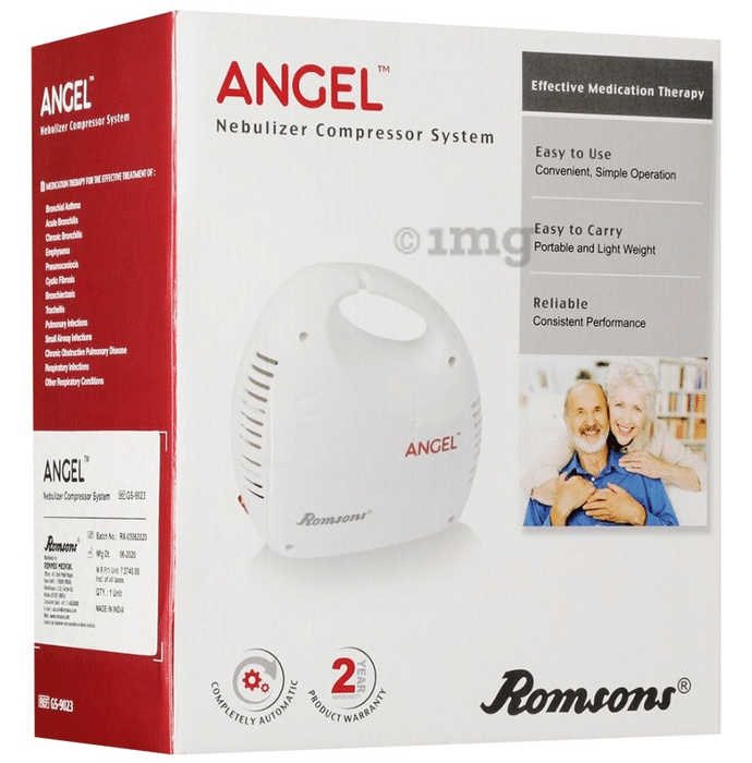Romsons Angel Nebulizer Compressor System White