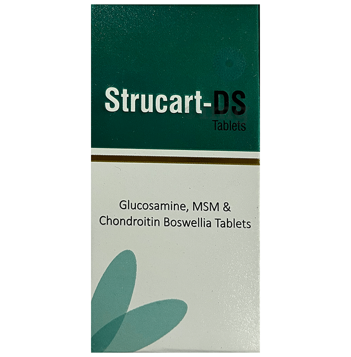 Strucart-DS Tablet with Glucosamine, MSM & Chondroitin Boswellia
