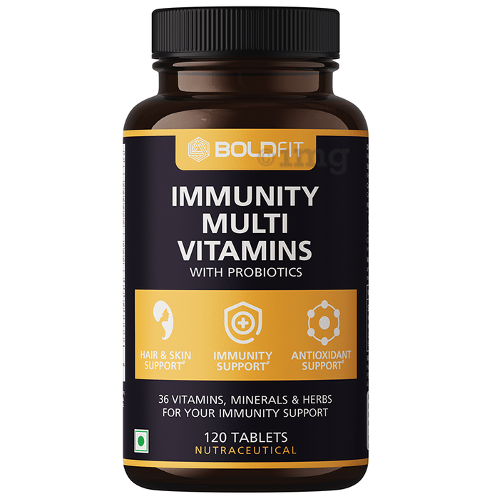 Boldfit Immunity Multi Vitamins with Probiotics Tablet
