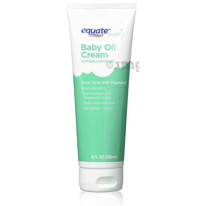 Equate Baby Oil Cream Aloevera & Vit E