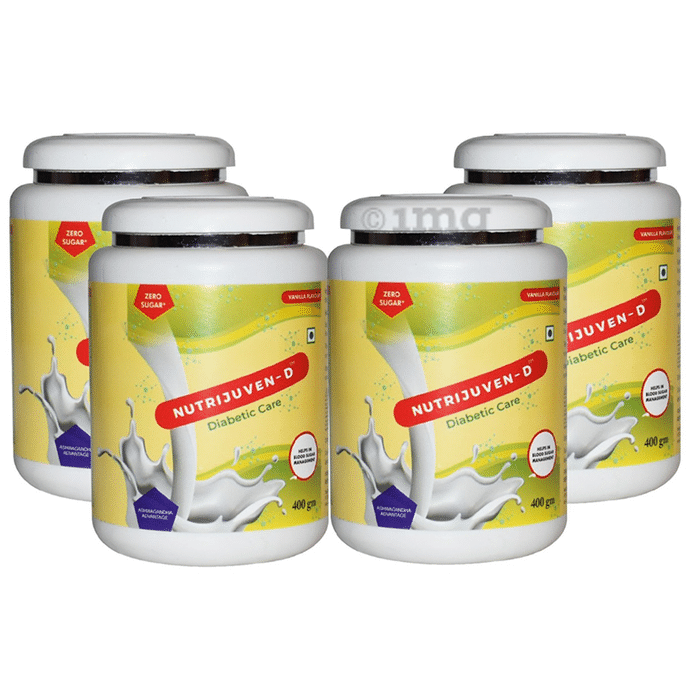 Nutrijuven t- D Diabetic Care Powder (400gm Each) Zero Sugar Vanilla