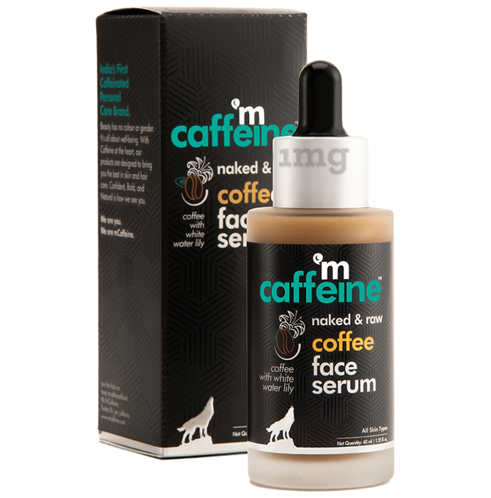 mCaffeine Naked & Raw Coffee Face Serum | For All Skin Types