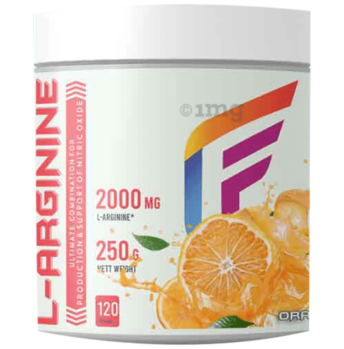 Fitkart L-Arginine Powder Orange