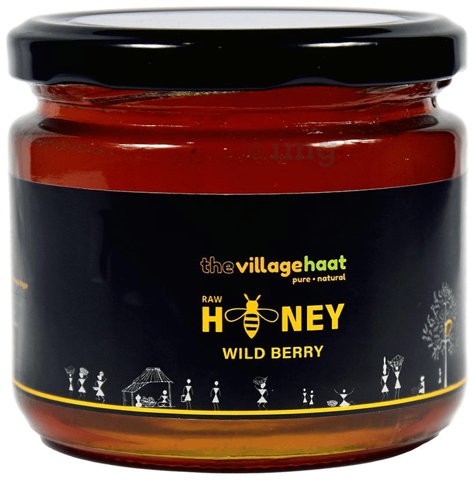 The Village Haat Raw Honey Wild Berry