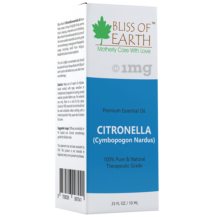 Bliss of Earth Citronella Premium Essential Oil