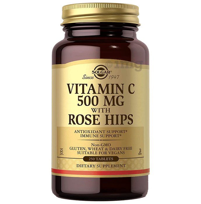 Solgar Vitamin C 500mg with Rose Hips Tablet