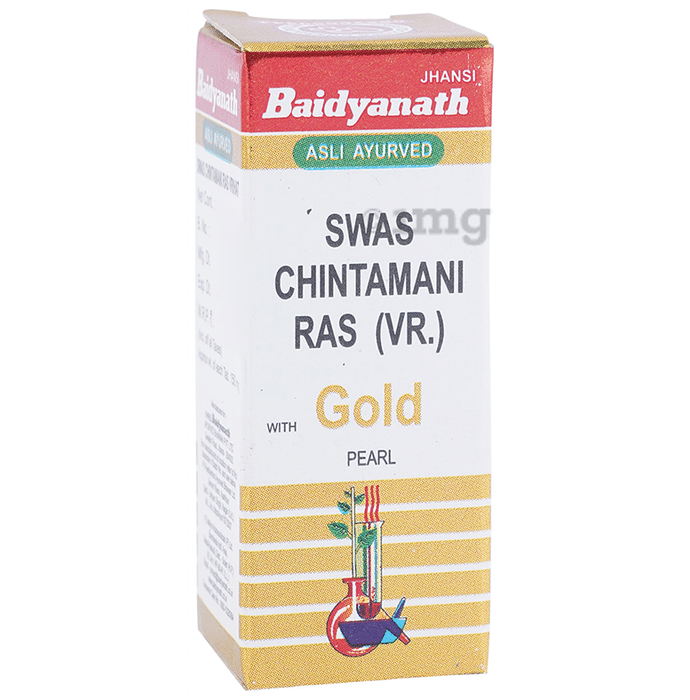 Baidyanath (Jhansi) Swas Chintamani Ras (Vr.) with Gold Pearl