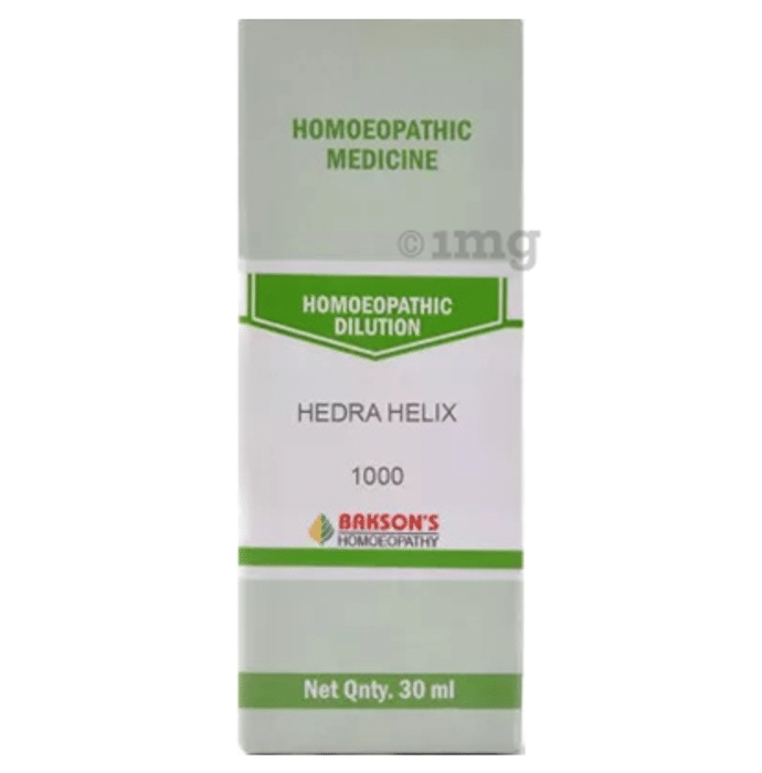 Bakson's Homoeopathy Hedra Helix Dilution 1000 CH