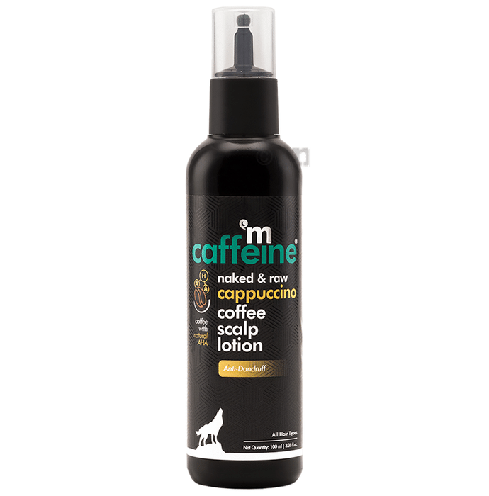 mCaffeine Naked & Raw Cappuccino Coffee Scalp Lotion Anti-Dandruff