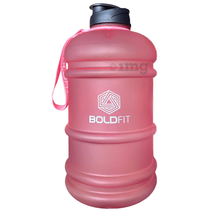 Boldfit Gym Gallon Water Jug Bottle Light Pink