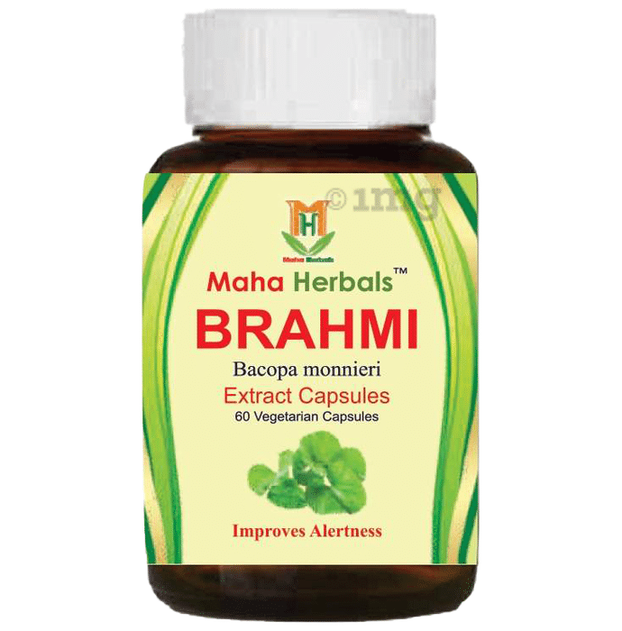 Maha Herbals Brahmi Extract Vegetarian Capsule