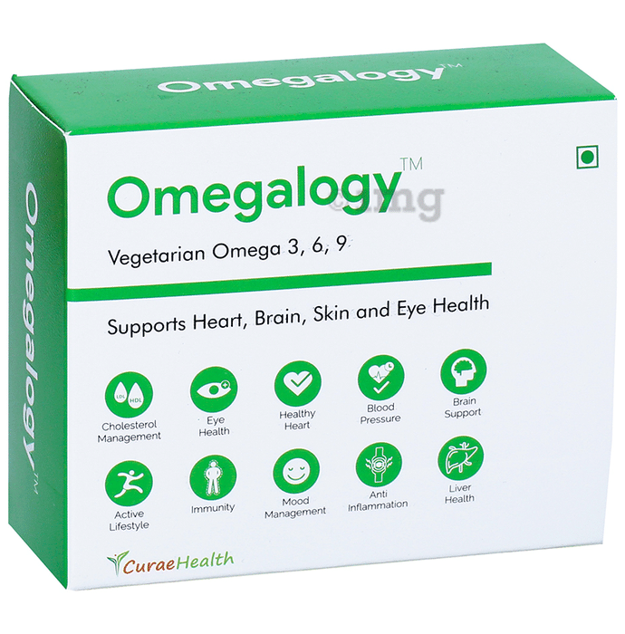 Curae Health Omegalogy Vegetarian Omega 3, 6, 9 Capsule