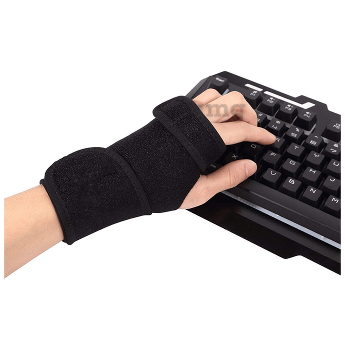 Skudgear Adjustable Wrist Support Brace with Removable Steel Plate Left