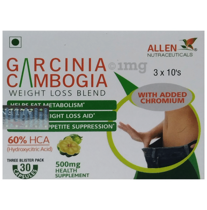Allen Nutraceutical Garcinia Cambogia 6% HCA 500mg Capsule