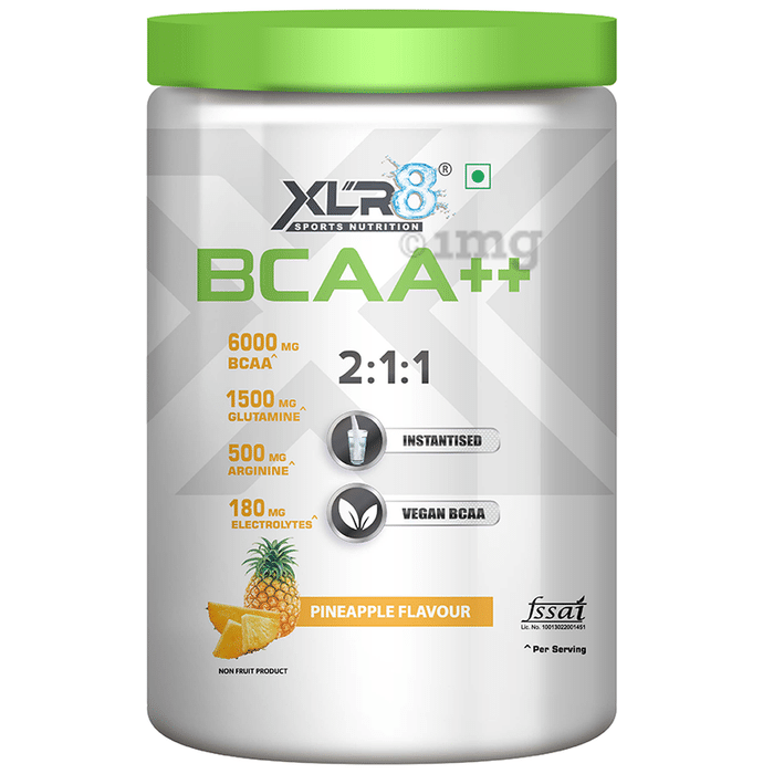 XLR8 Sports Nutrition BCAA++ 2:1:1 Powder Pineapple
