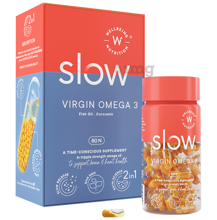 Wellbeing Nutrition Slow Virgin Omega 3 Capsule