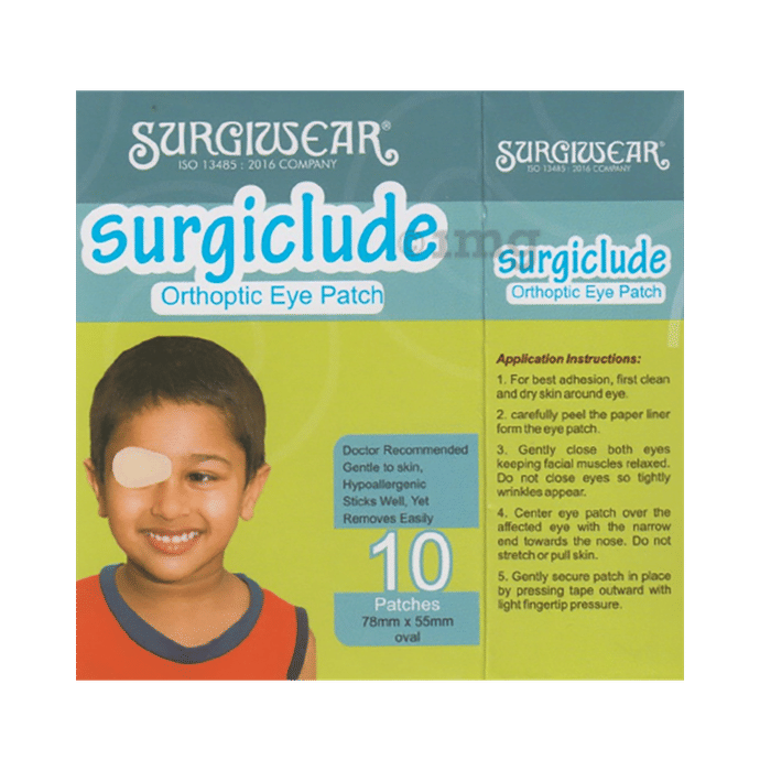Surgiwear Surgiclude Orthoptic Eye Patch Large Buy box of 10 patches
