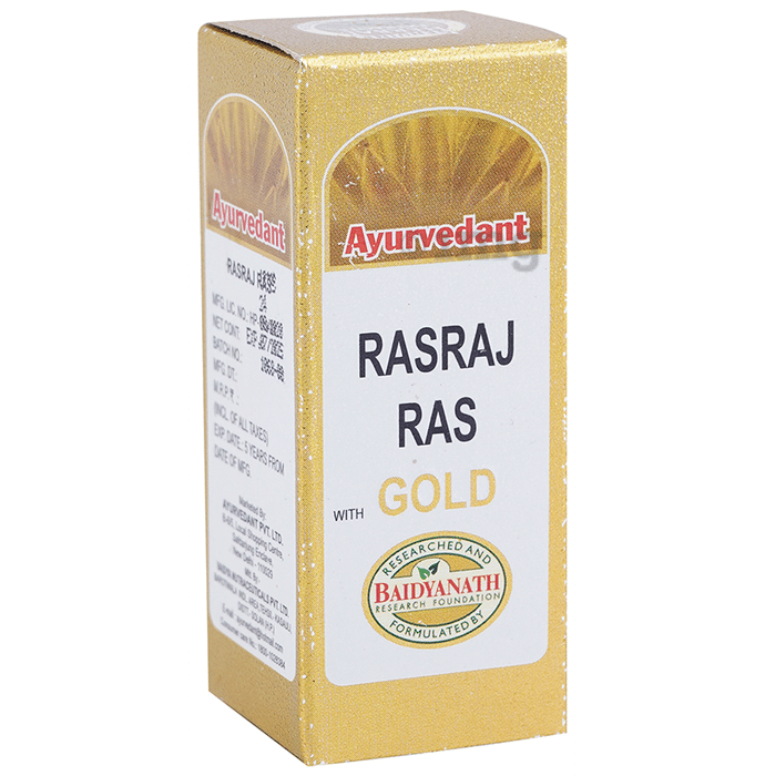 Baidyanath Ayurvedant Rasraj Ras with Gold Tablet