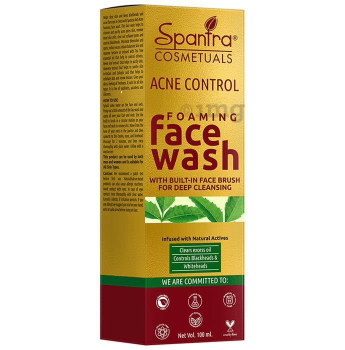Spantra Acne Control Foaming Face Wash