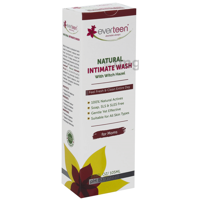 Everteen Natural Intimate Wash with Witch Hazel for Moms