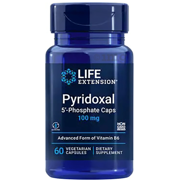 Life Extension Pyidoxal 5-Phosphate (Vitamin B6) Vegetarian Capsule