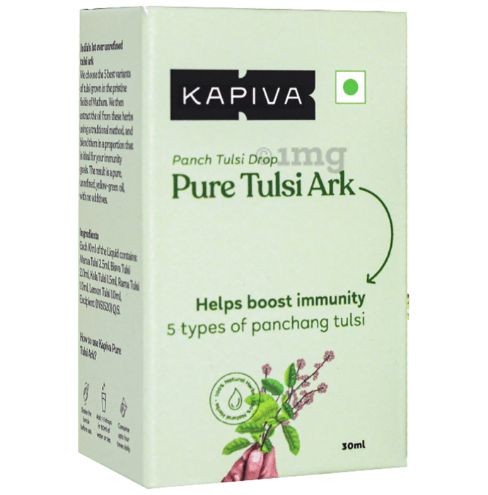 Kapiva Panch Tulsi Drops Pure Tulsi Ark |  Natural Immunity Booster