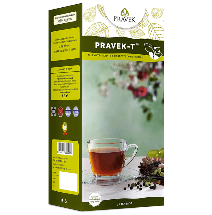 Pravek-T Herbal Tea for Relieving Acidity & Constipation