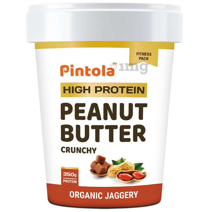 Pintola High Protein Peanut Butter Crunchy Organic Jaggery