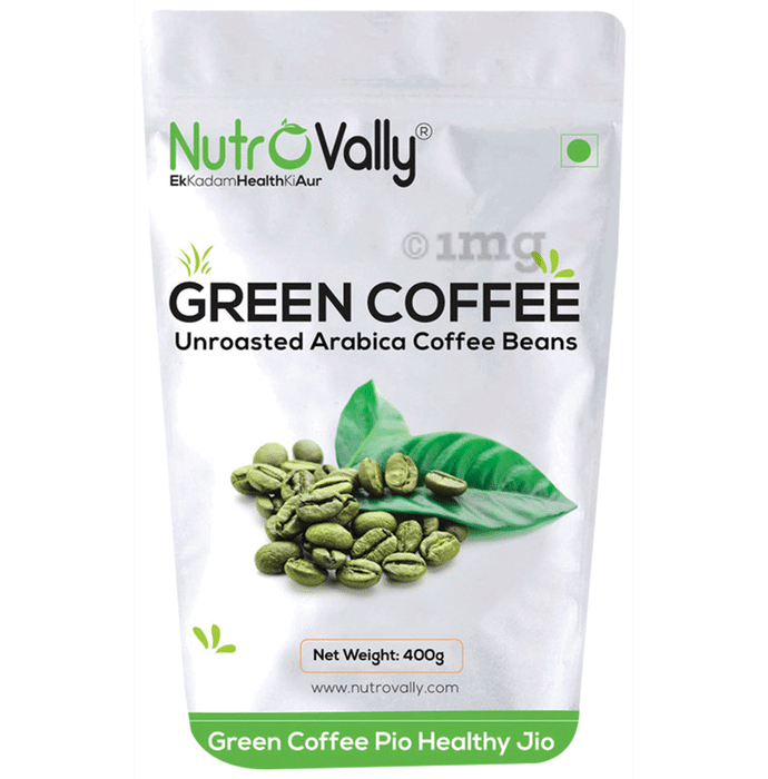 Nutrovally Unroasted Green Coffee Beans (400gm Each)