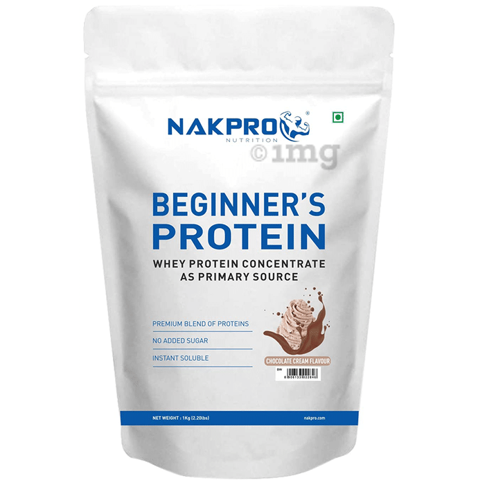 Nakpro Nutrition Beginner's Protein Whey Protein Concentrate (1kg Each) Chocolate Cream