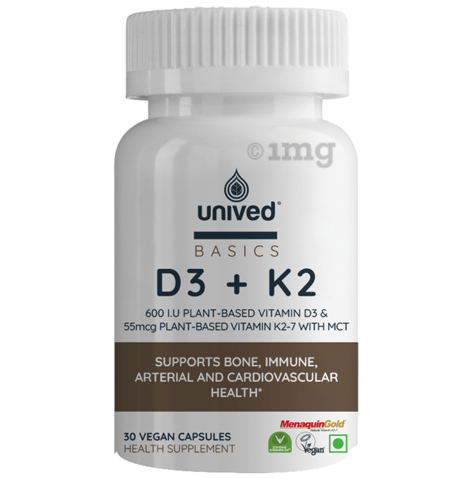 Unived Basics D3 + K2 Vegan Capsule