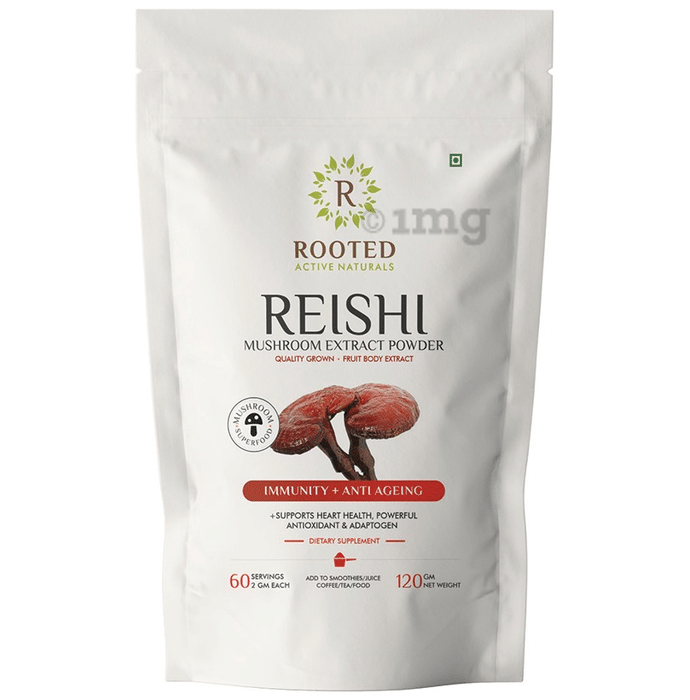 Rooted Active Naturals Reishi Mushroom Extract Powder
