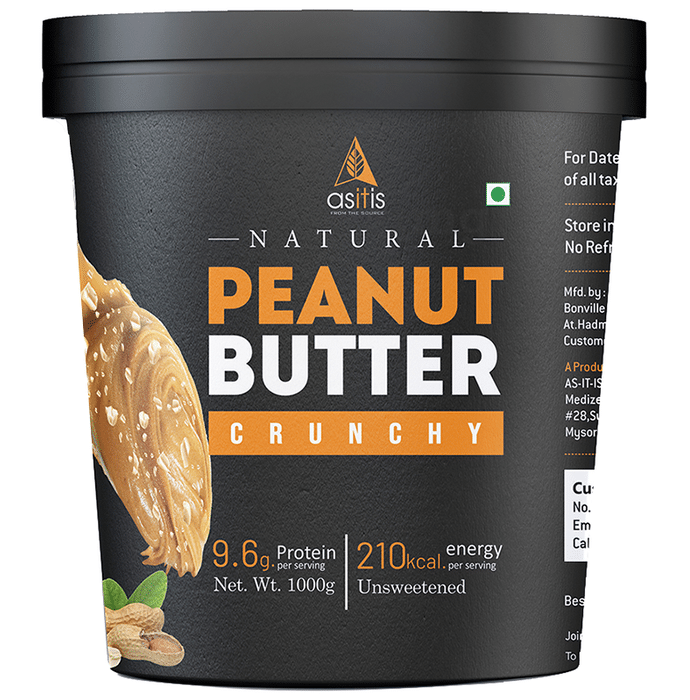 AS-IT-IS Nutrition Crunchy Peanut Butter