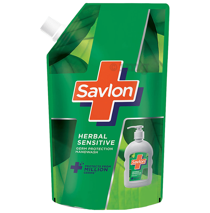 Savlon Herbal Sensitive Refill Germ Protection Liquid Handwash