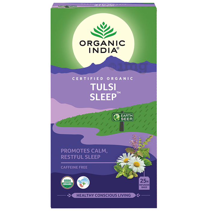 Organic India Tulsi Sleep Green Tea