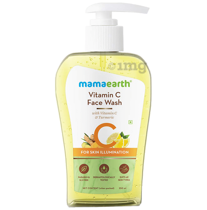 Mamaearth Vitamin C Face Wash for Healthy Skin | Paraben & SLS-Free | All Skin Types