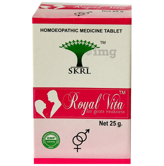 SKRL Royal Vita Tablet for Gents Weakness (25gm Each)