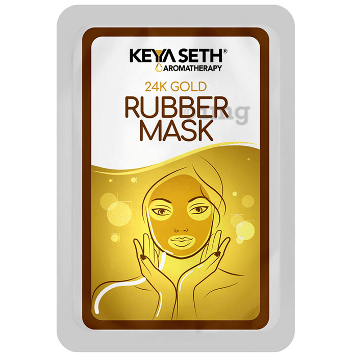 Keya Seth Aromatherapy 24K Gold Rubber Face Mask