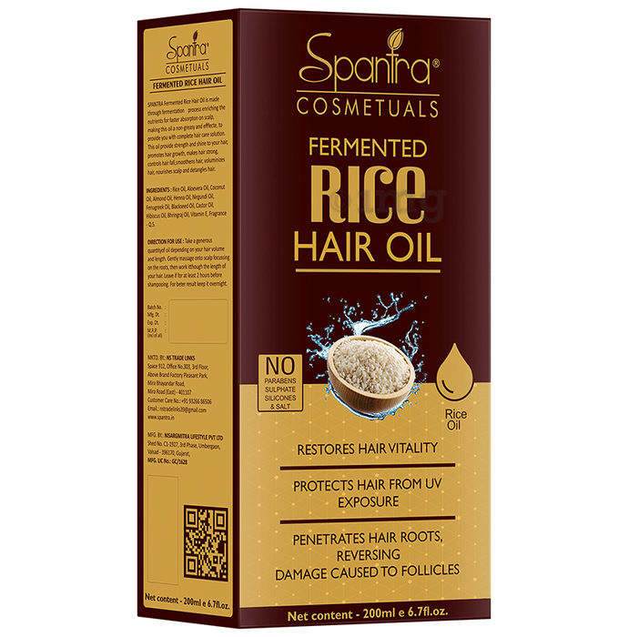 Spantra Fermented Rice Hair Oil