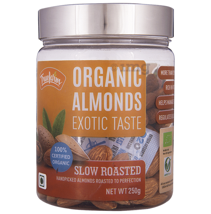 Truefarm Organic Almonds Slow Roasted