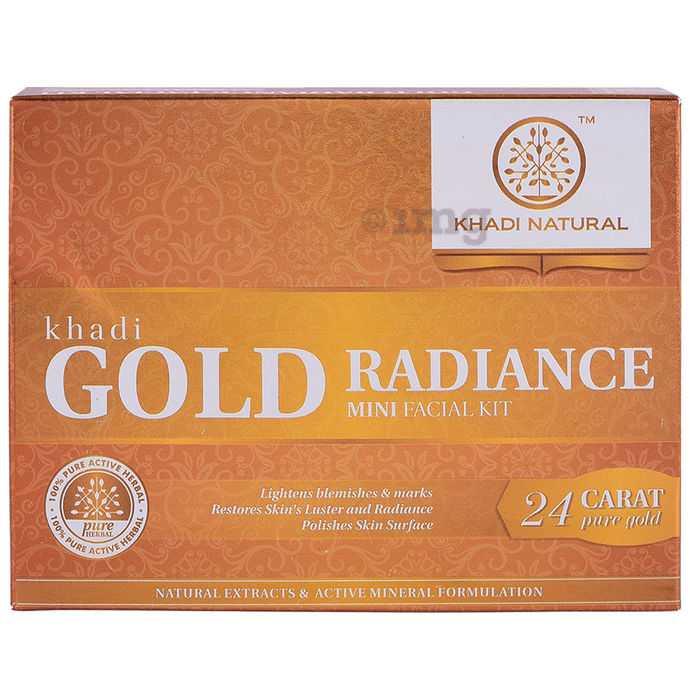Khadi Naturals Gold Radiance Mini Facial Kit