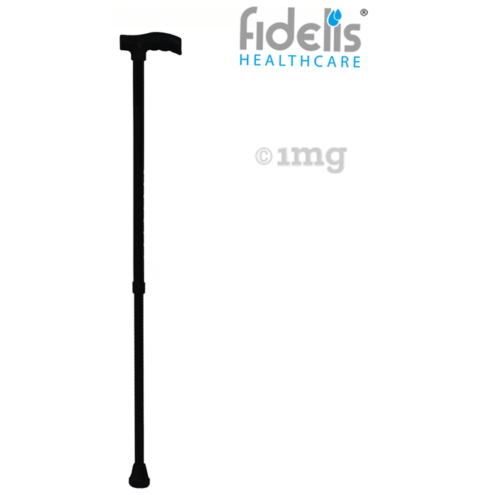Fidelis Healthcare Fixed Walking Stick Black