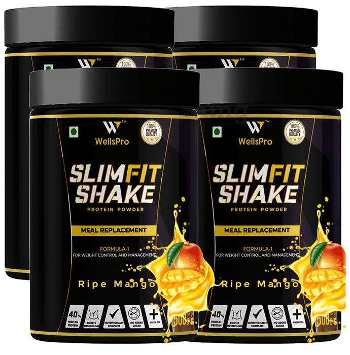 WellsPro Slimfit Shake Protein Powder Mango