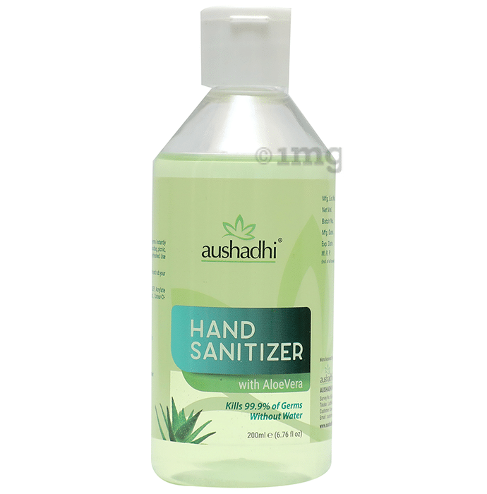 Aushadhi Hand Sanitizer with Aloevera