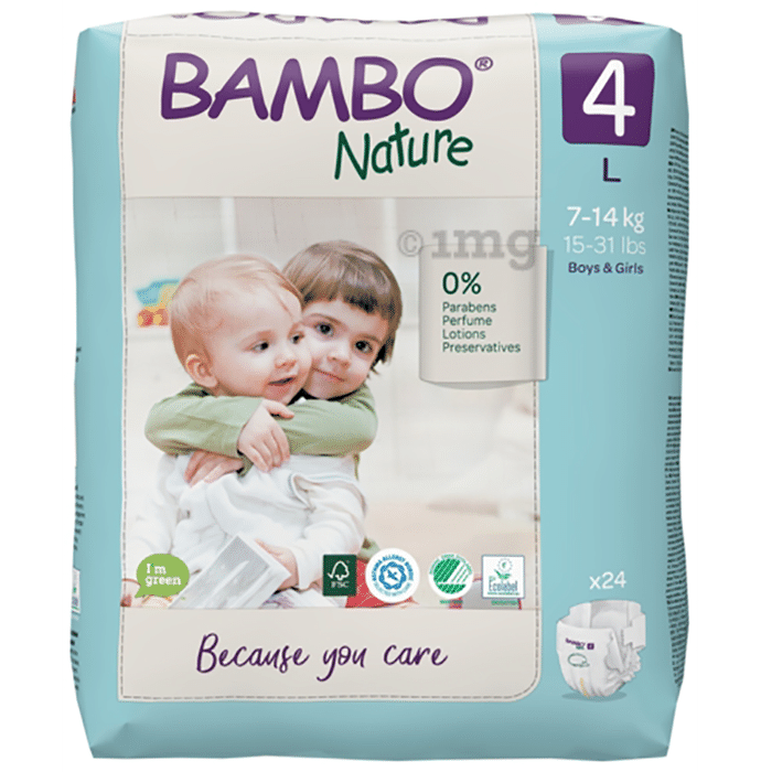 Bambo Nature Taped Diaper Standard Pack Large