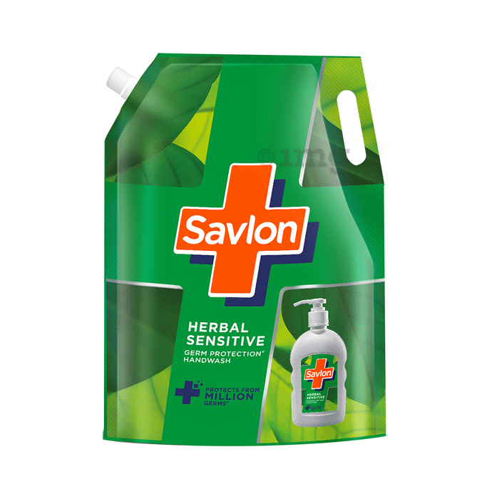 Savlon Herbal Sensitive Refill Germ Protection Liquid Handwash