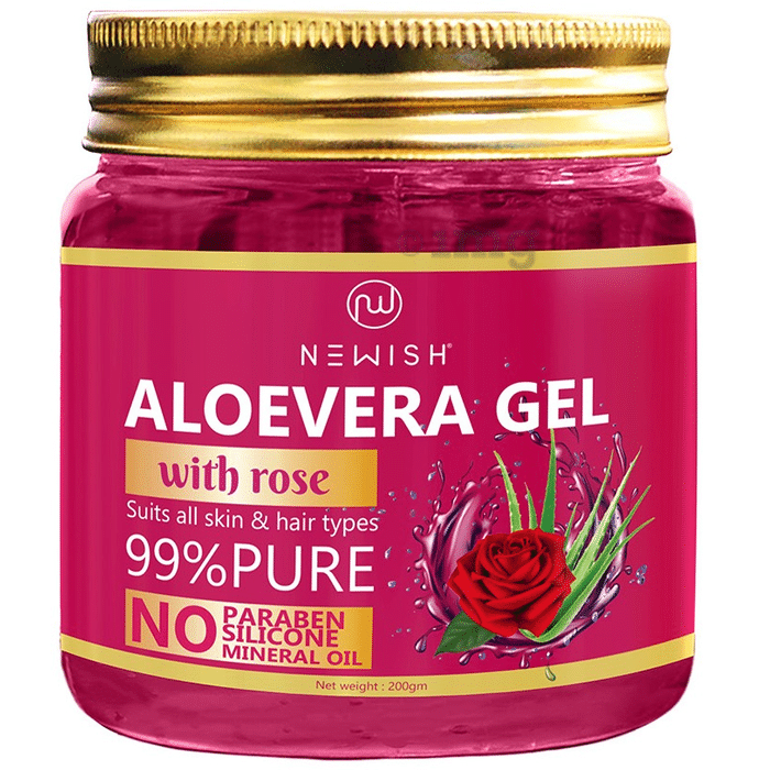 Newish Aloevera Gel with Rose