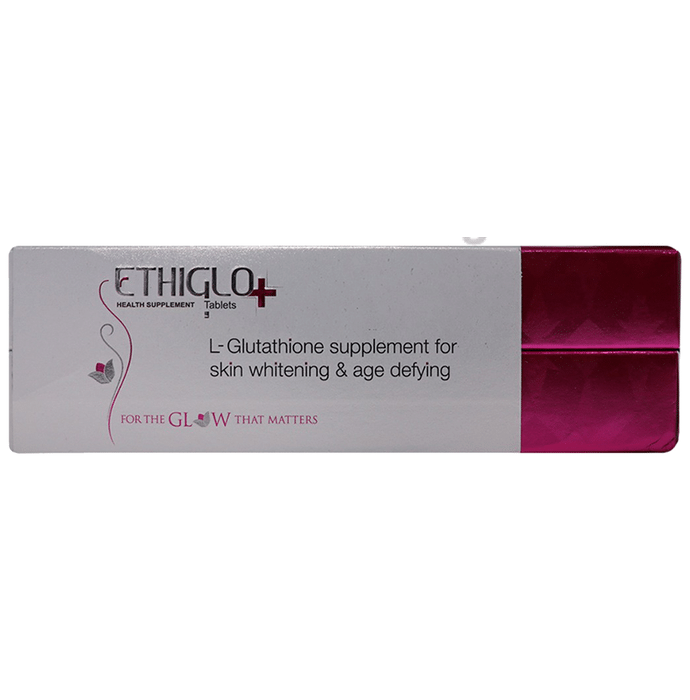 Ethiglo + L-Glutathione Tablets for Skin Health