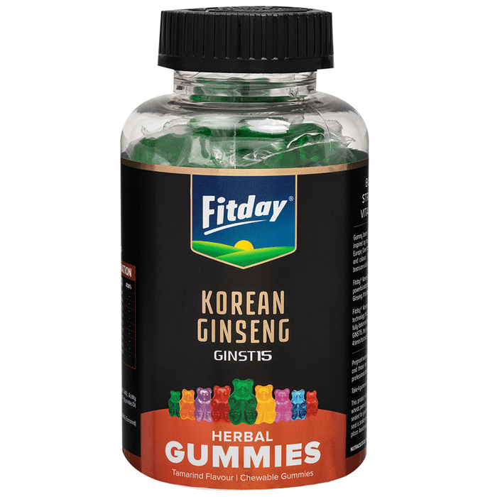 Fitday Korean Ginseng Ginst15 Herbal Gummies Tamarind